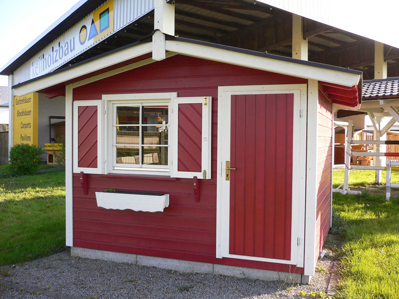 Gartenhaus für Schweden- Fans